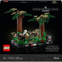LEGO® Star Wars™ Endor™ Speeder Chase Diorama 75353 Building Set (608 Pieces)