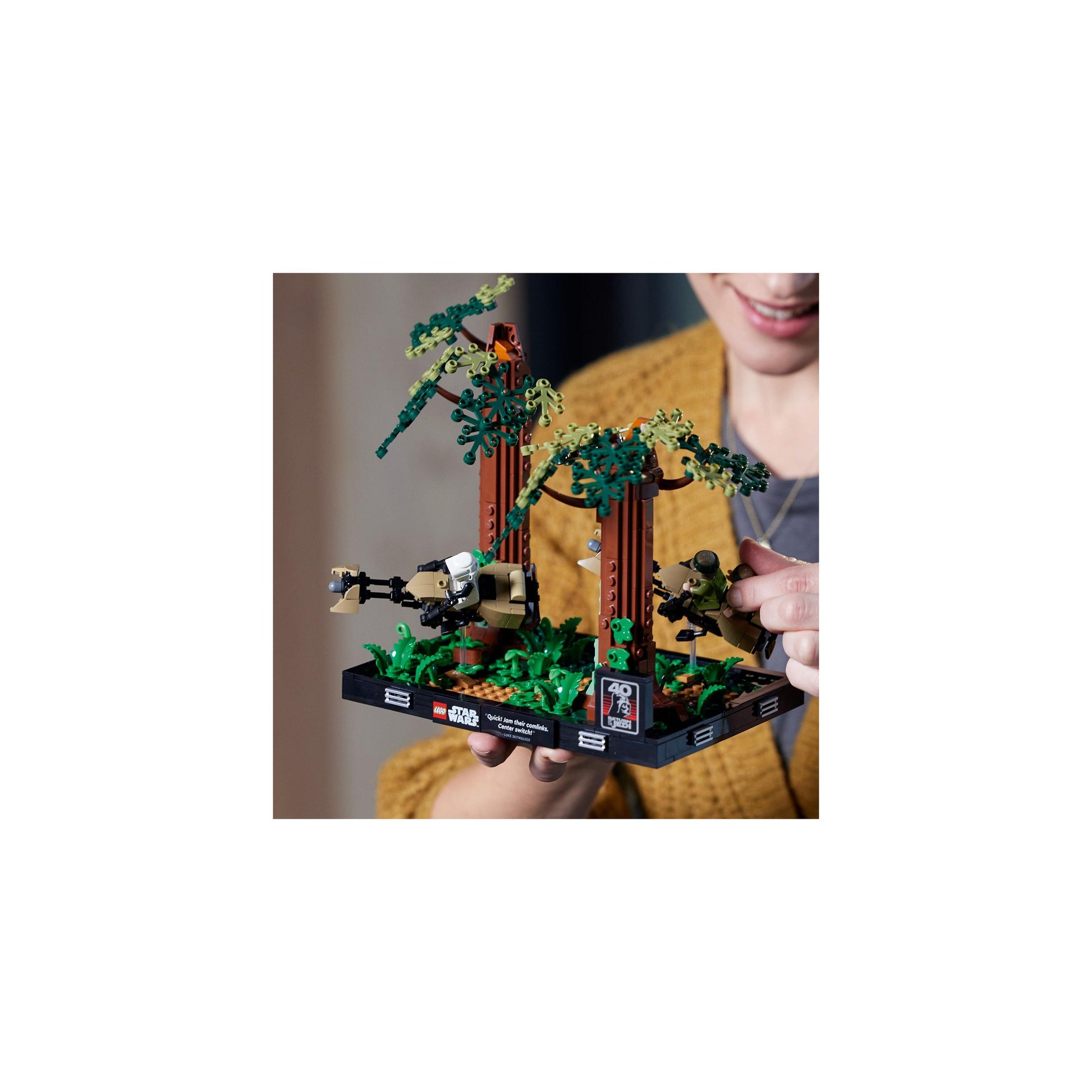LEGO® Star Wars™ Endor™ Speeder Chase Diorama 75353 Building Set (608 Pieces)