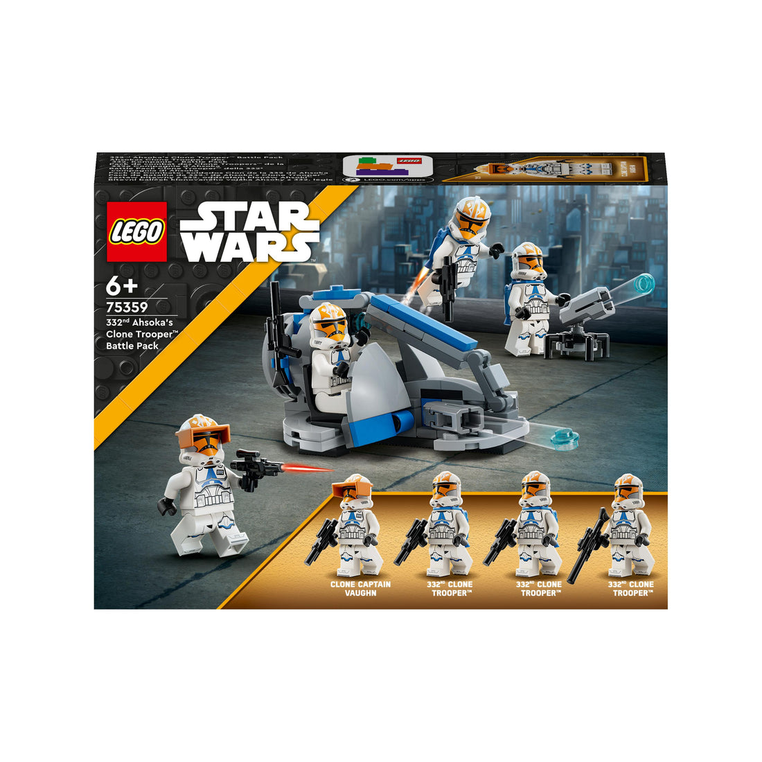 LEGO® Star Wars™ 332nd Ahsoka’s Clone Trooper™ Battle Pack 75359 (108 Pieces)