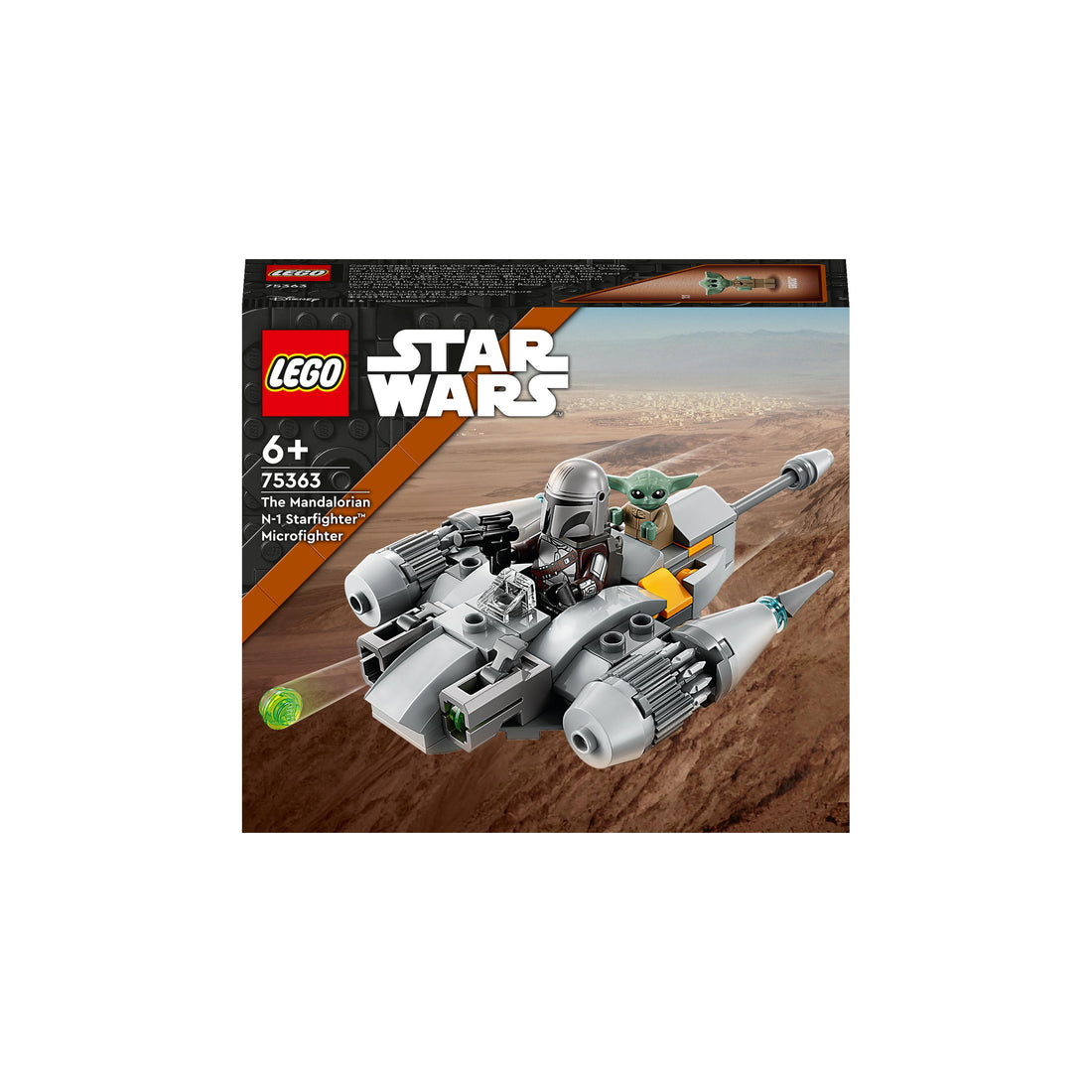 LEGO® Star Wars™ The Mandalorian’s N-1 Starfighter™ Microfighter 75363 (88 Pieces)