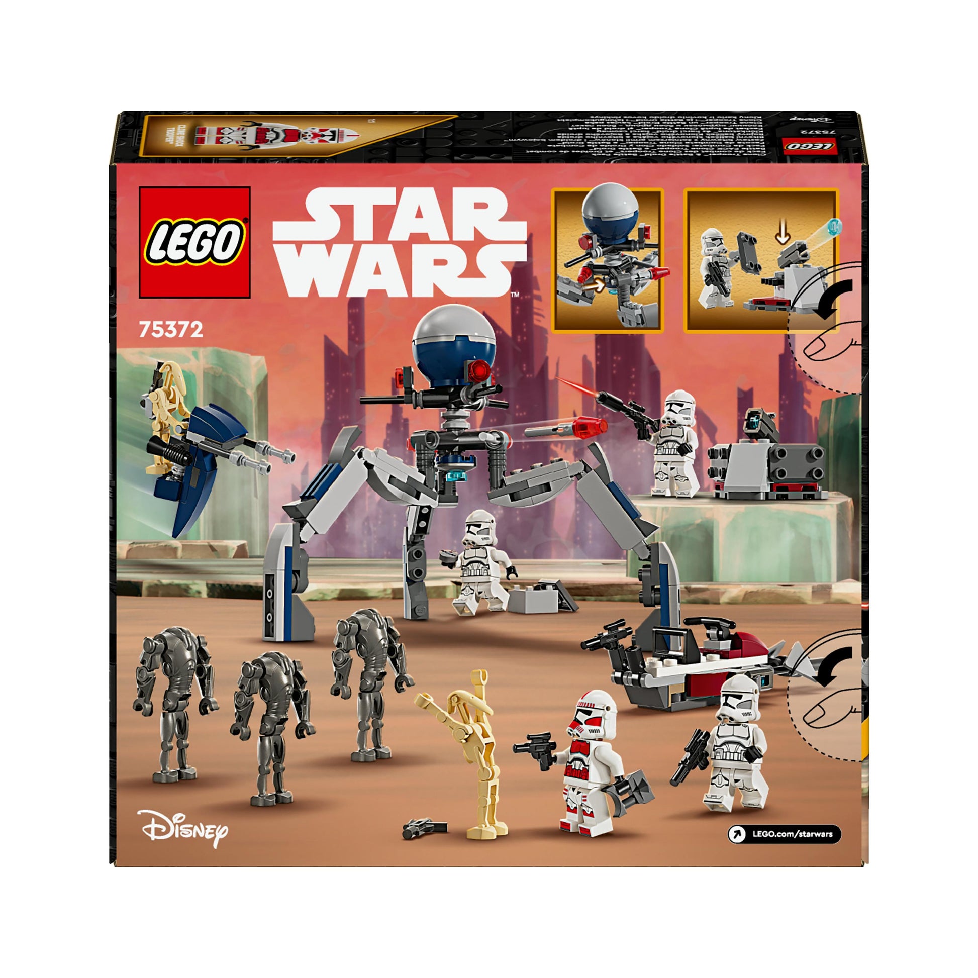 LEGO® Star Wars™ Clone Trooper™ & Battle Droid™ Battle Pack 75372