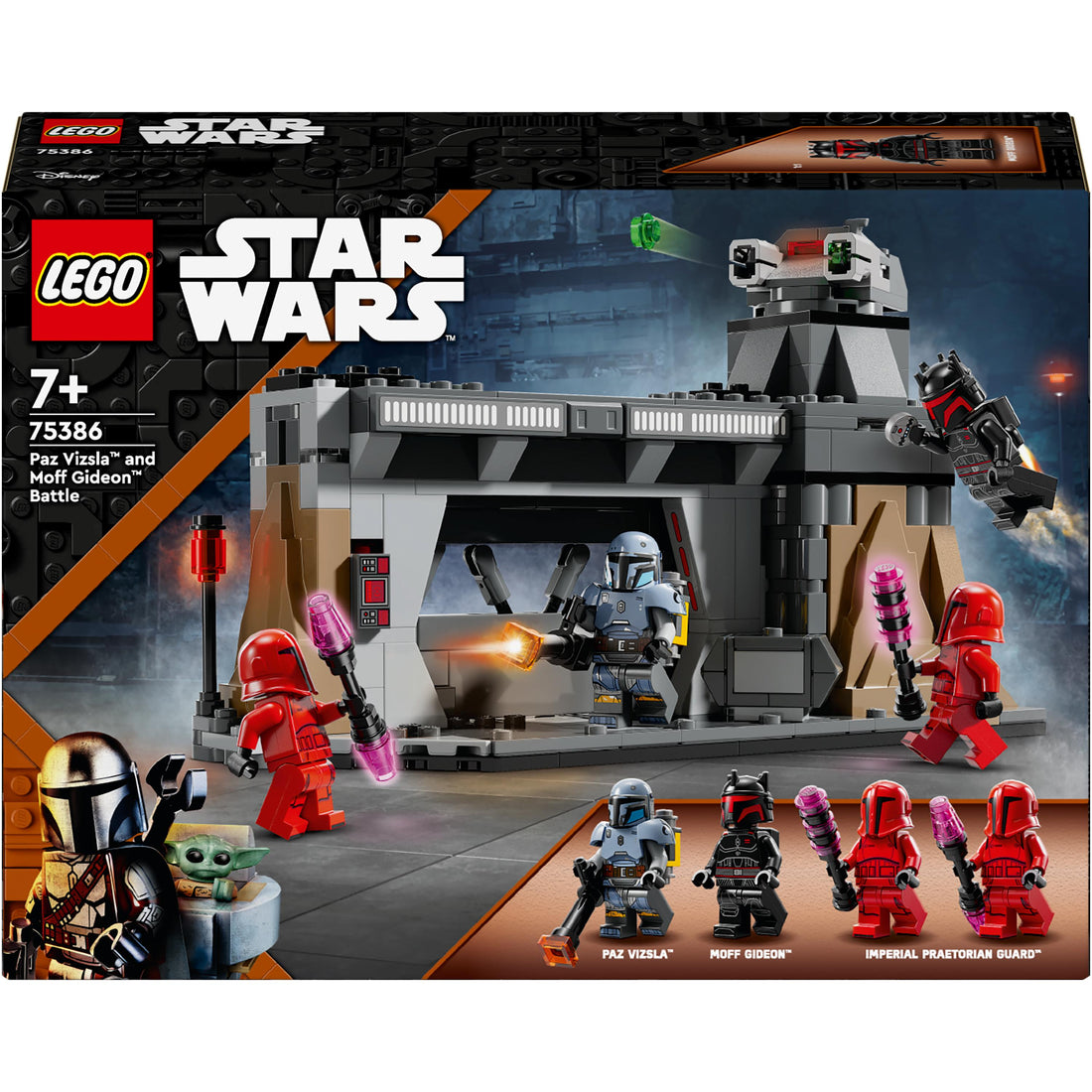 LEGO® Star Wars™ Paz Vizsla™ and Moff Gideon™ Battle 75386