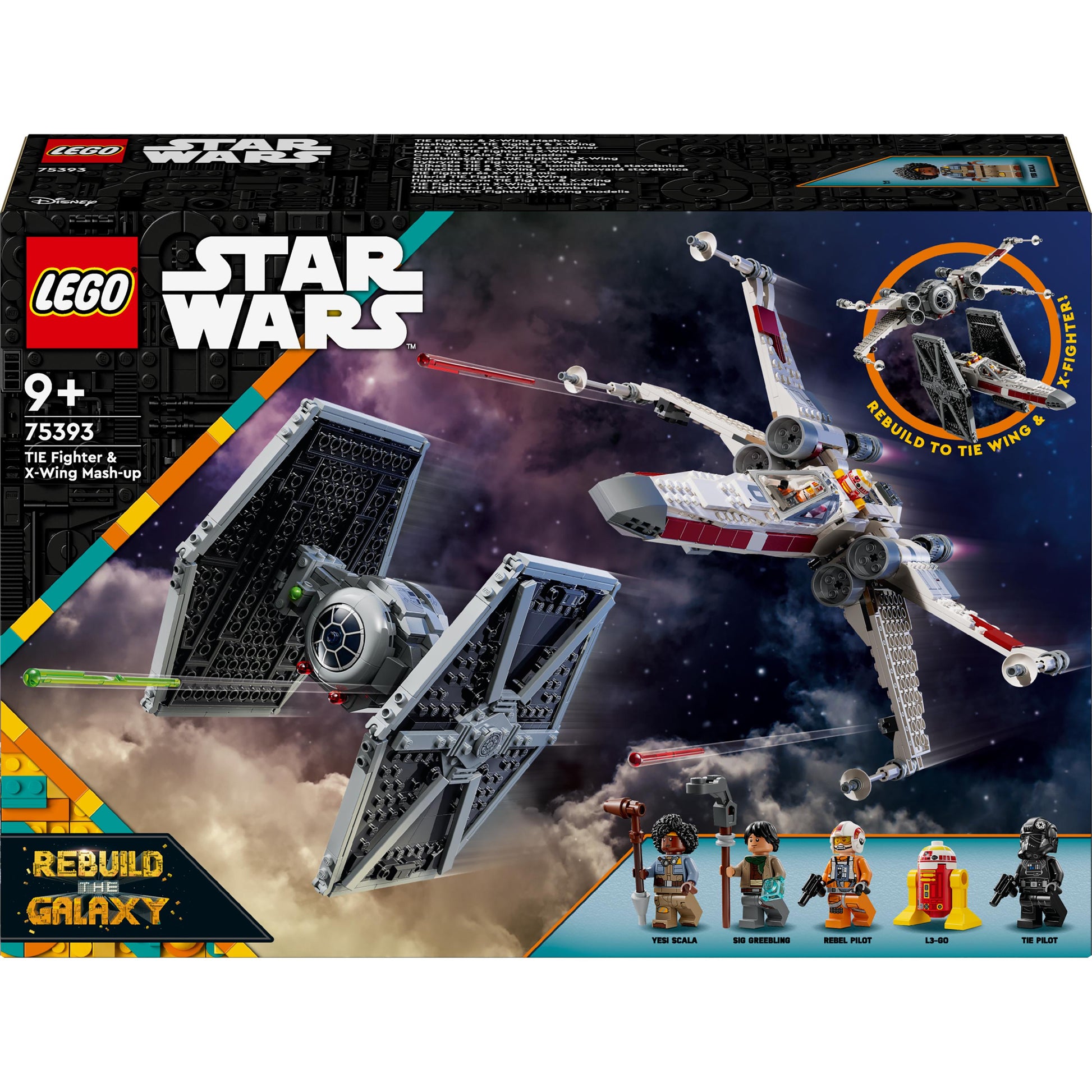 LEGO® Star Wars™ TIE Fighter & X-Wing Mash-up Set 75393