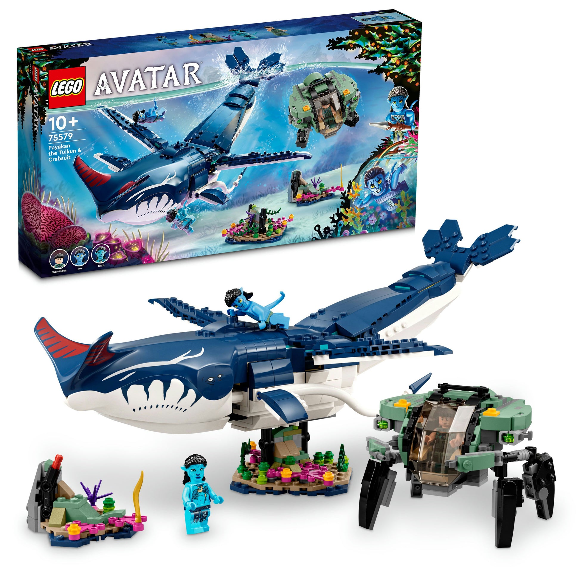 LEGO® Avatar Payakan the Tulkun & Crabsuit 75579 Building Toy Set (761 Pieces)