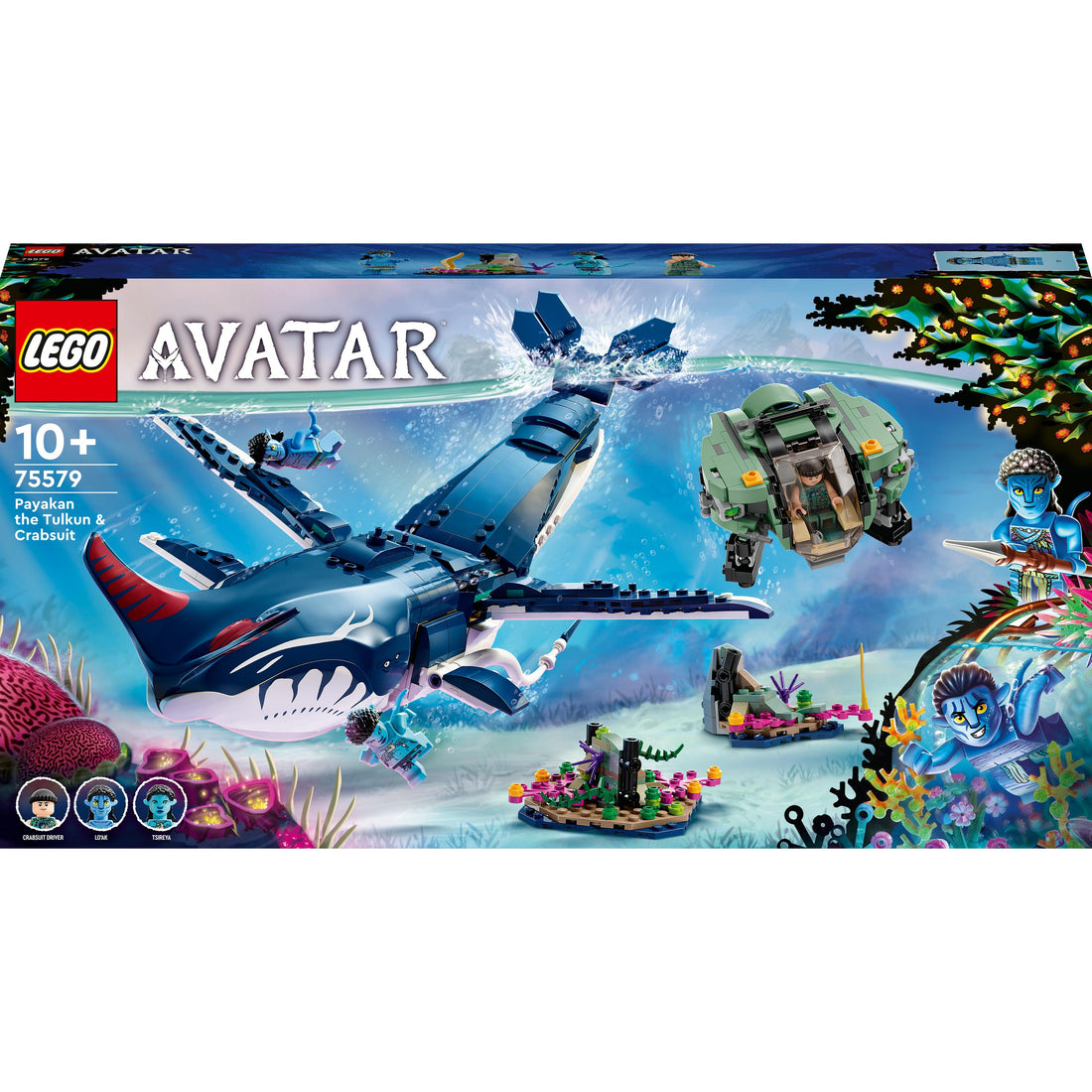 LEGO® Avatar Payakan the Tulkun & Crabsuit 75579 Building Toy Set (761 Pieces)