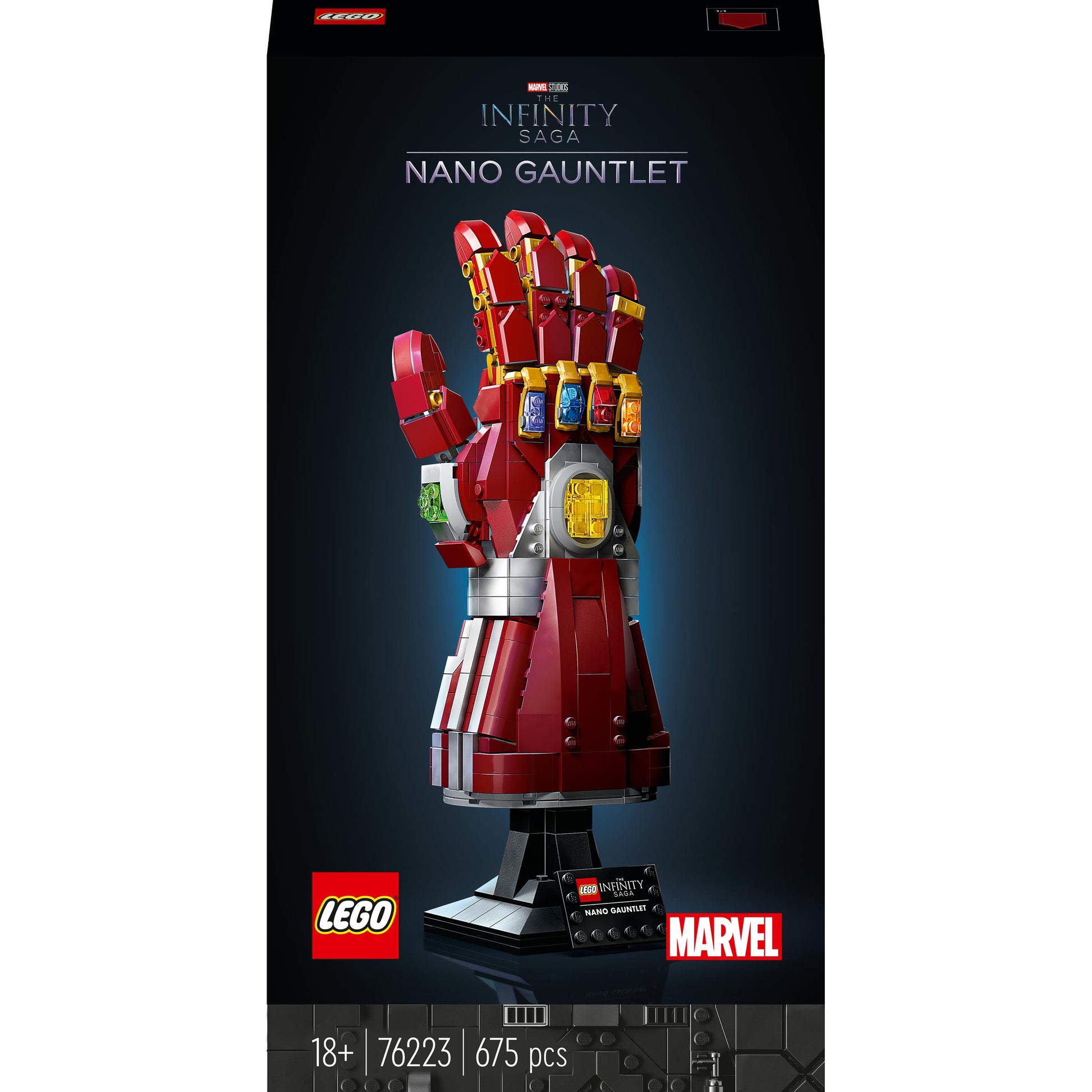 مجموعة  قفاز النانو 76223 من LEGO® Marvel (680 قطعة)