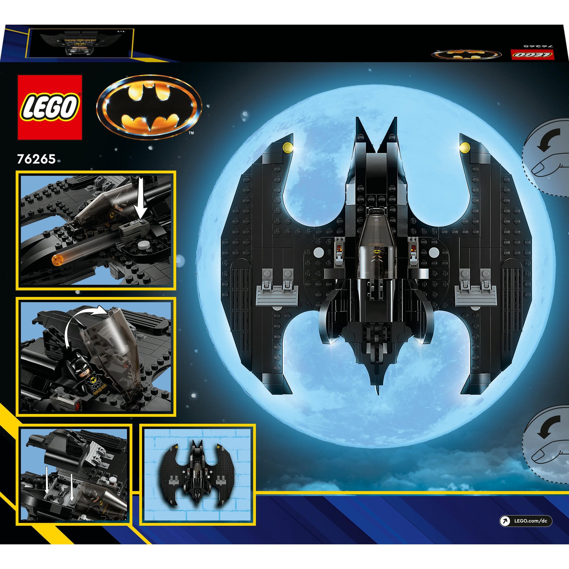 LEGO® DC Batwing: Batman™ vs. The Joker™ 76265 Building Toy Set (357 Pieces)