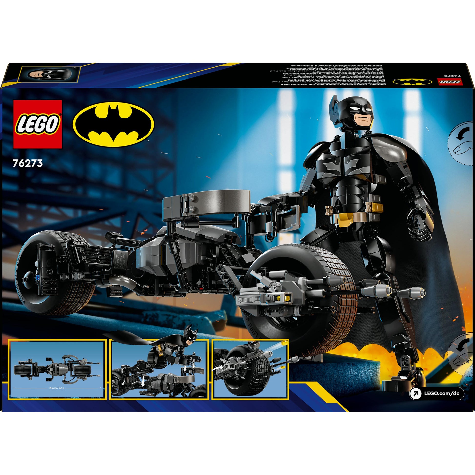 LEGO® DC Batman™: Batman Construction Figure & the Bat-Pod Bike 76273