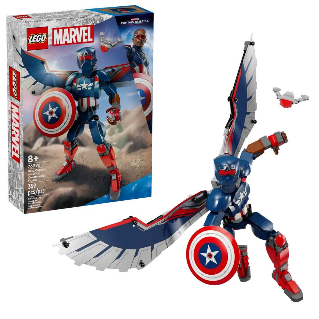 76296 New Captain America Construction Figure