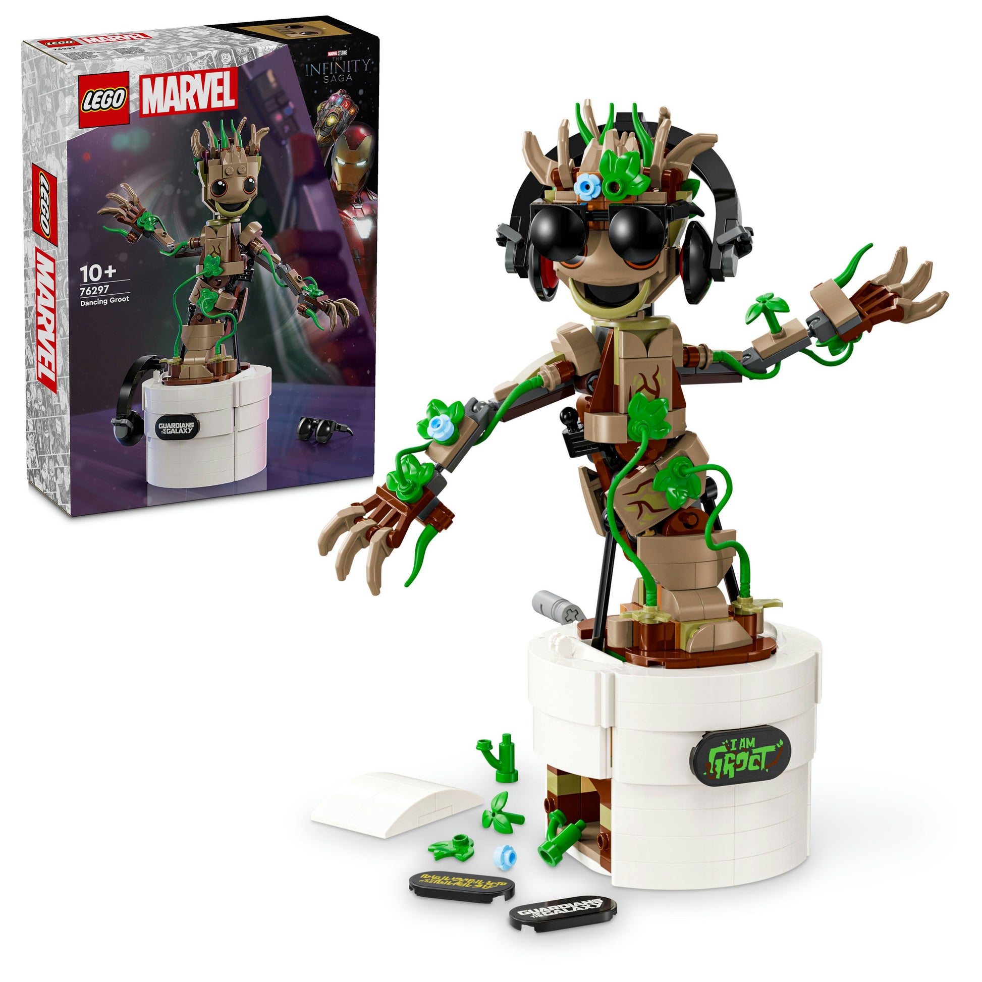 LEGO® Marvel Dancing Groot Buildable Animated Toy 76297