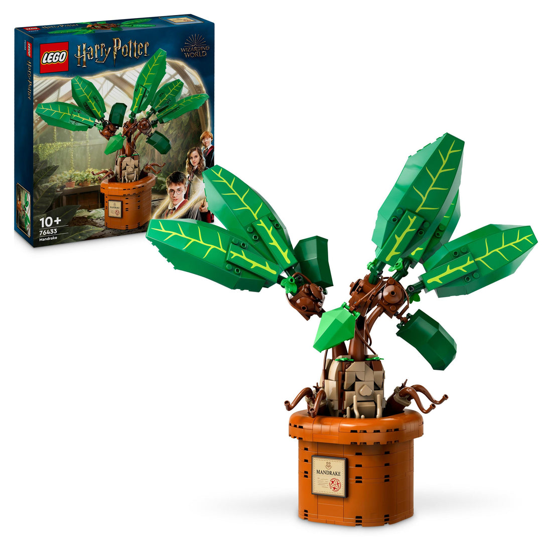 LEGO® Harry Potter™ Mandrake Plant Toy, Magical Gift 76433