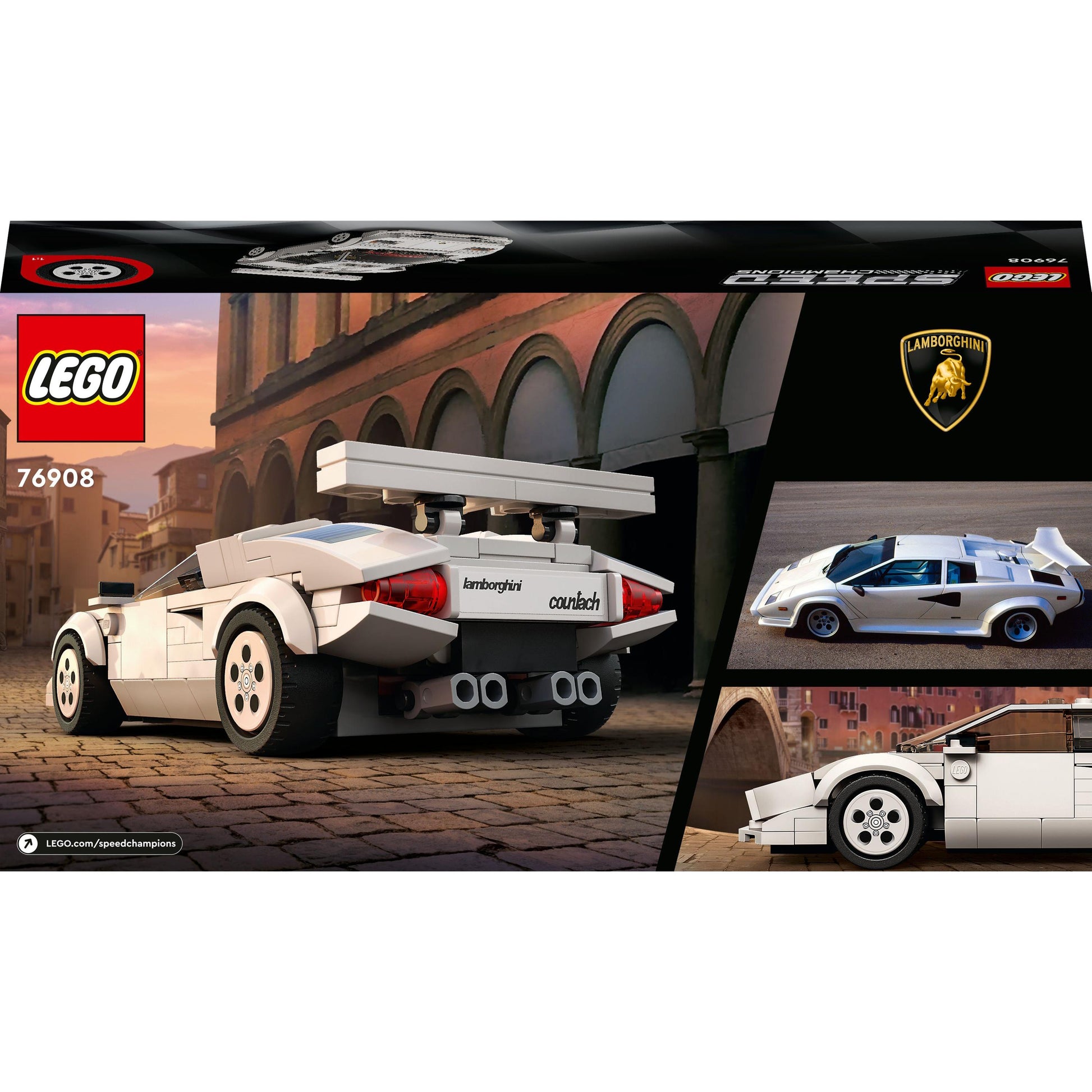 LEGO® Speed Champions Lamborghini Countach 76908 Building Kit (262 Pieces)