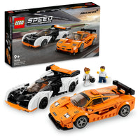 LEGO® Speed Champions McLaren Solus GT & McLaren F1 LM 76918 Building Toy Set (581 Pieces)