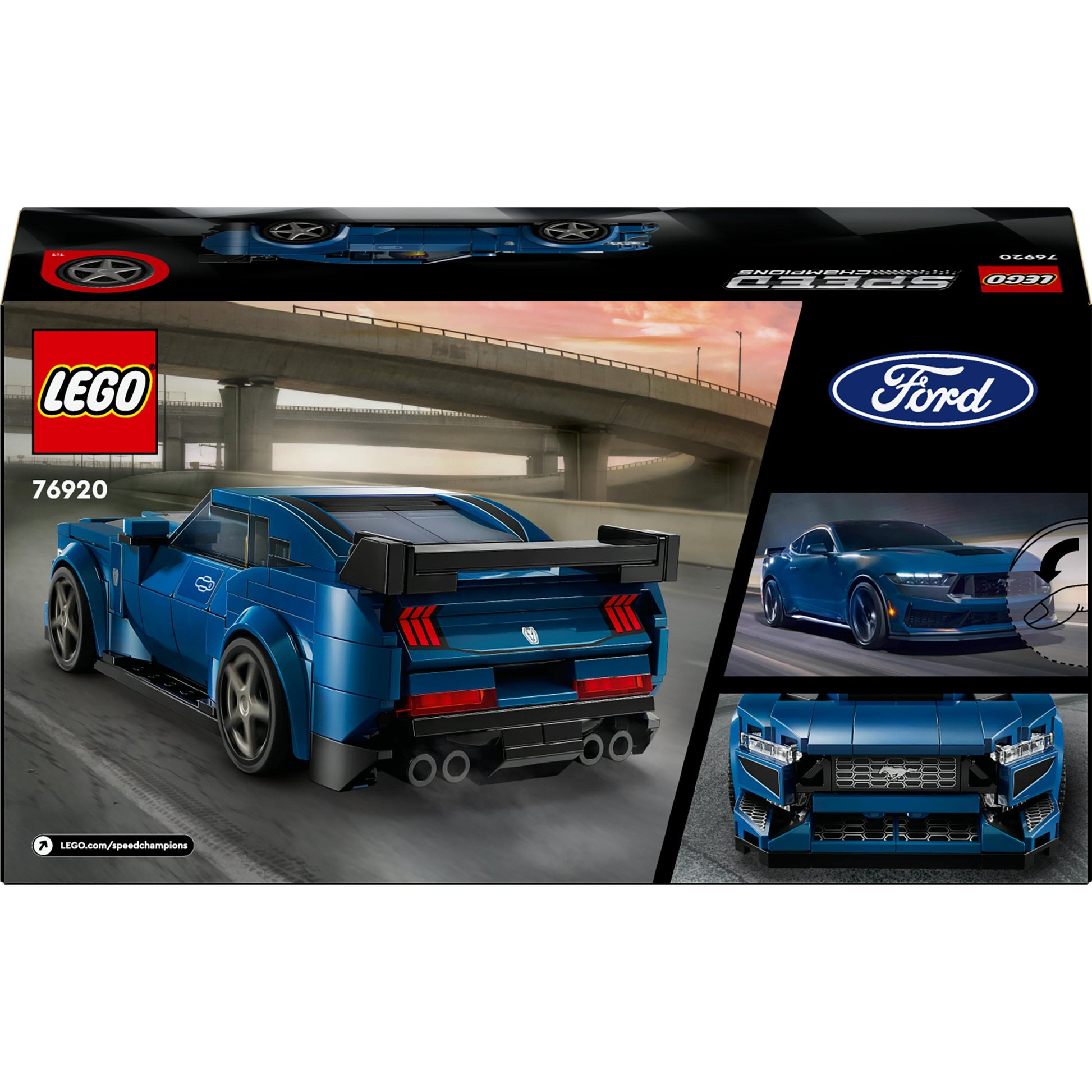 LEGO® Speed Champions Ford Mustang Dark Horse Sports Car 76920