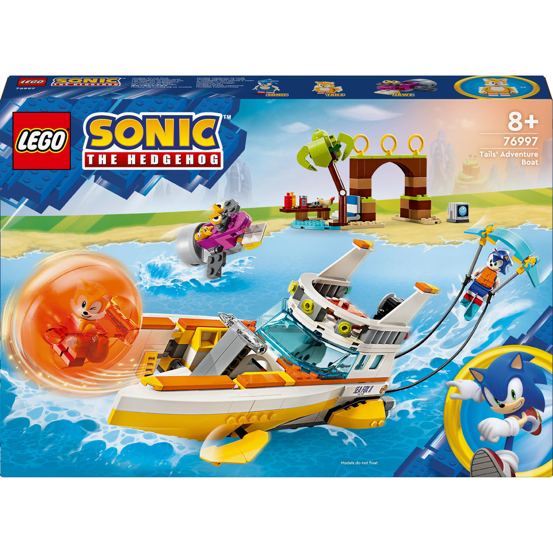 LEGO® Sonic the Hedgehog™ Tails’ Adventure Boat Toy 76997