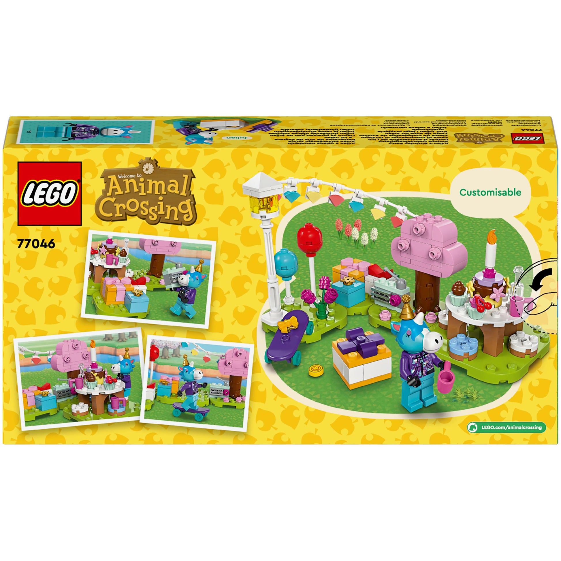 LEGO® Animal Crossing™ Julian’s Birthday Party 77046