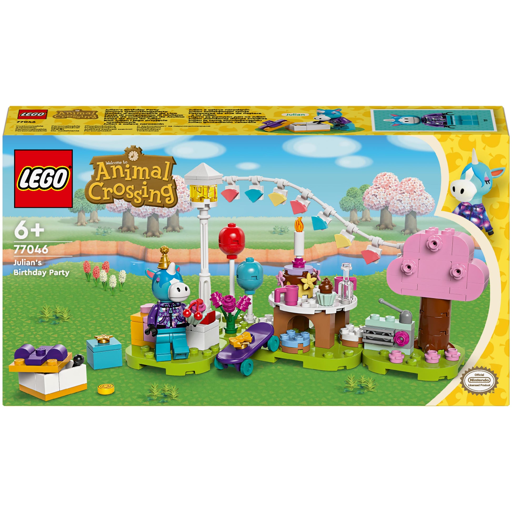 LEGO® Animal Crossing™ Julian’s Birthday Party 77046