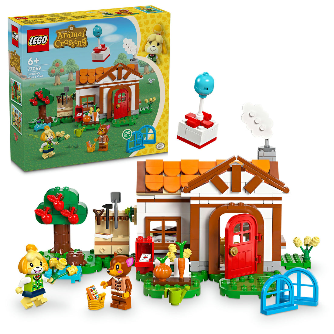 LEGO® Animal Crossing™ Isabelle’s House Visit 77049