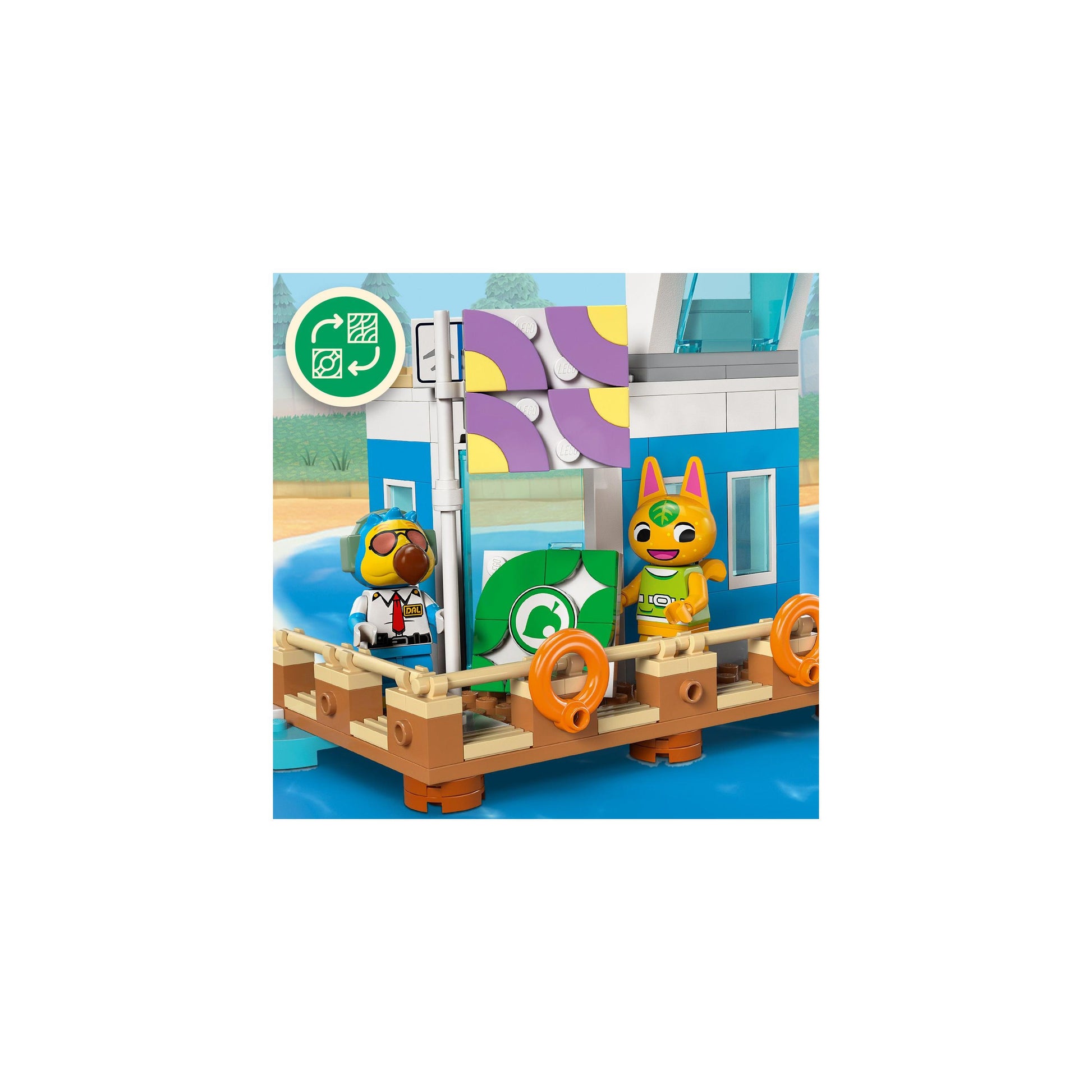 LEGO® Animal Crossing™ Fly with Dodo Airlines Airport Toy 77051