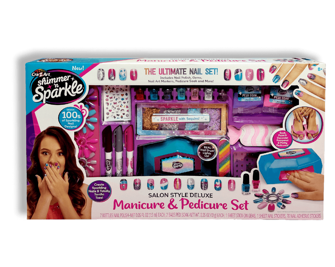 Shimmer N Sparkle Salon Style Deluxe Manicure & Pedicure