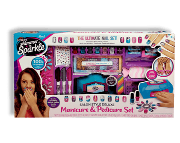 Shimmer N Sparkle Salon Style Deluxe Manicure & Pedicure