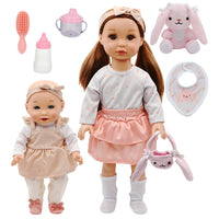 Baby Maziuna LD Sweet Sisters 18 inch 12 inch