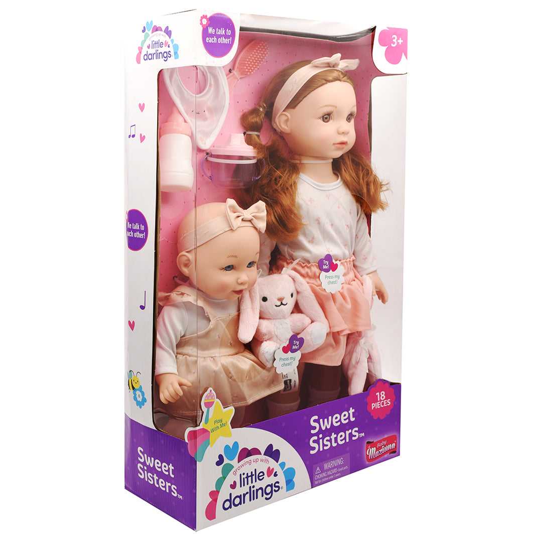 Baby Maziuna LD Sweet Sisters 18 inch 12 inch