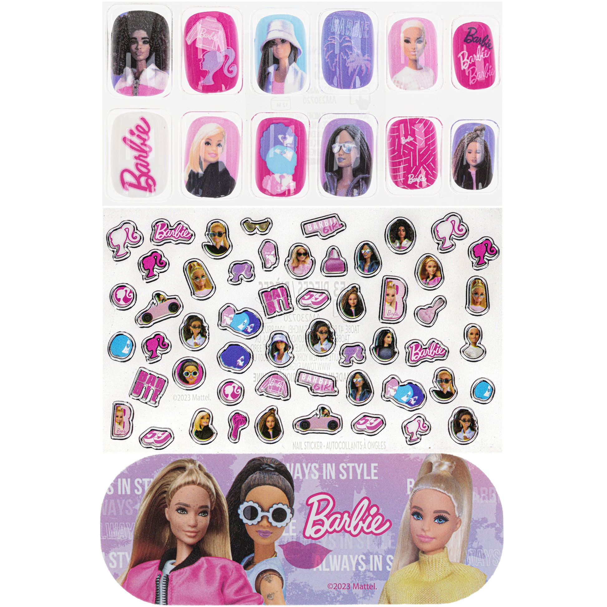 Barbie 66 Pcs Nail Art Set