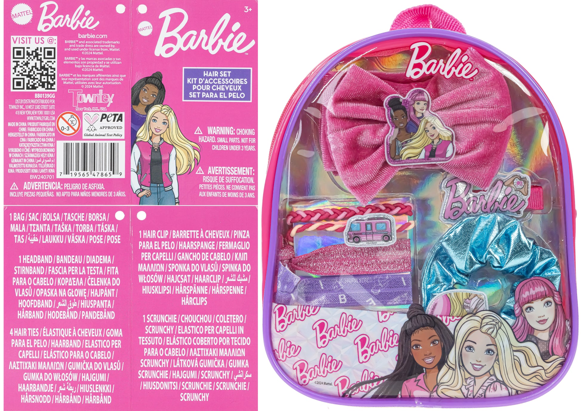 Barbie Hair Accessories With Mini Gift Bag