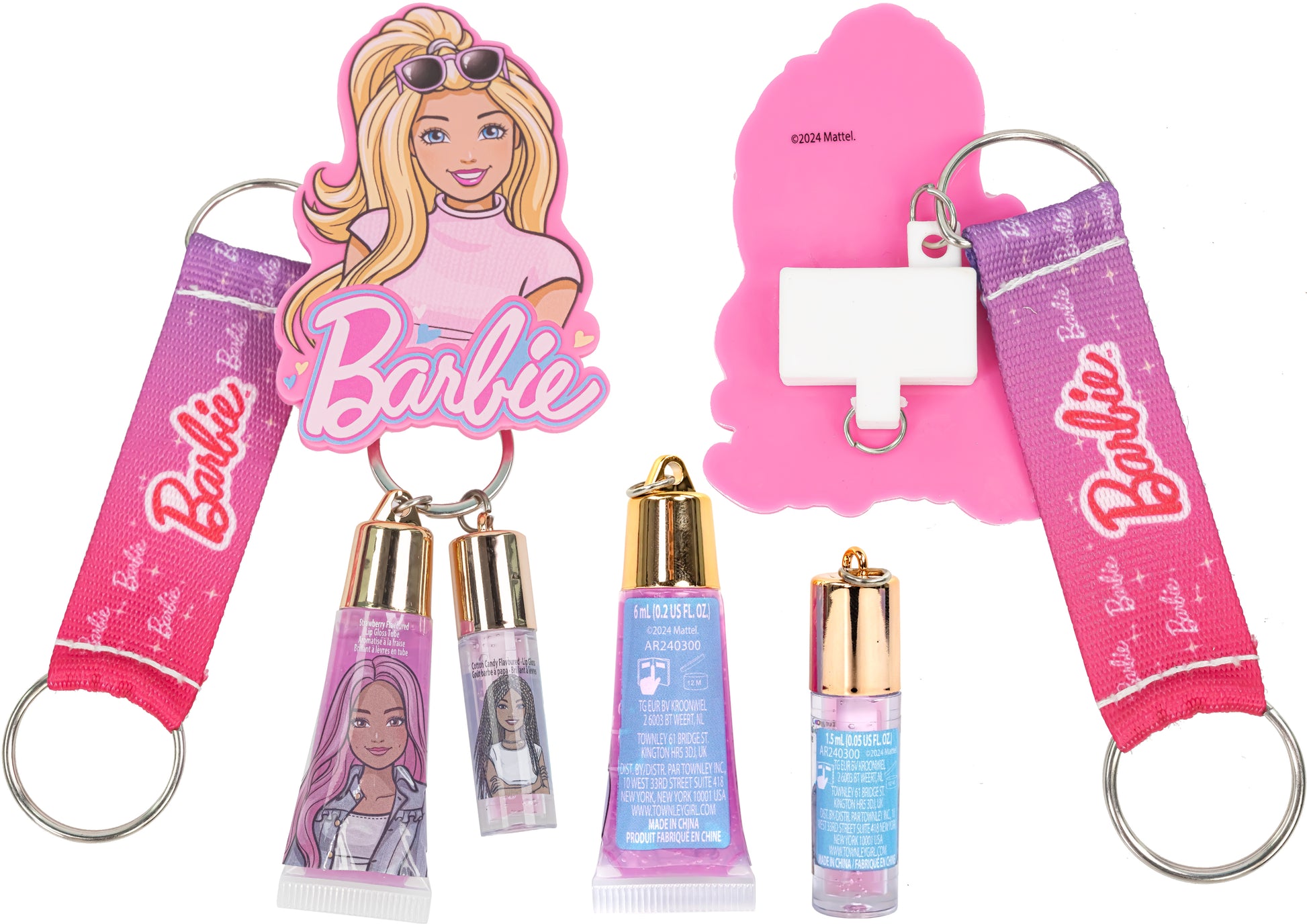 Barbie Plant Based Lip Gloss Set.