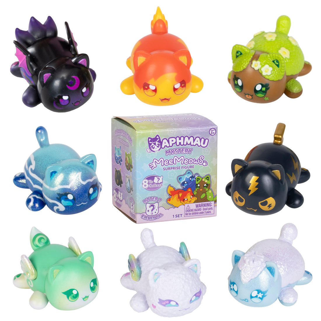 Aphmau Mystery MeeMeow Figures Elemental