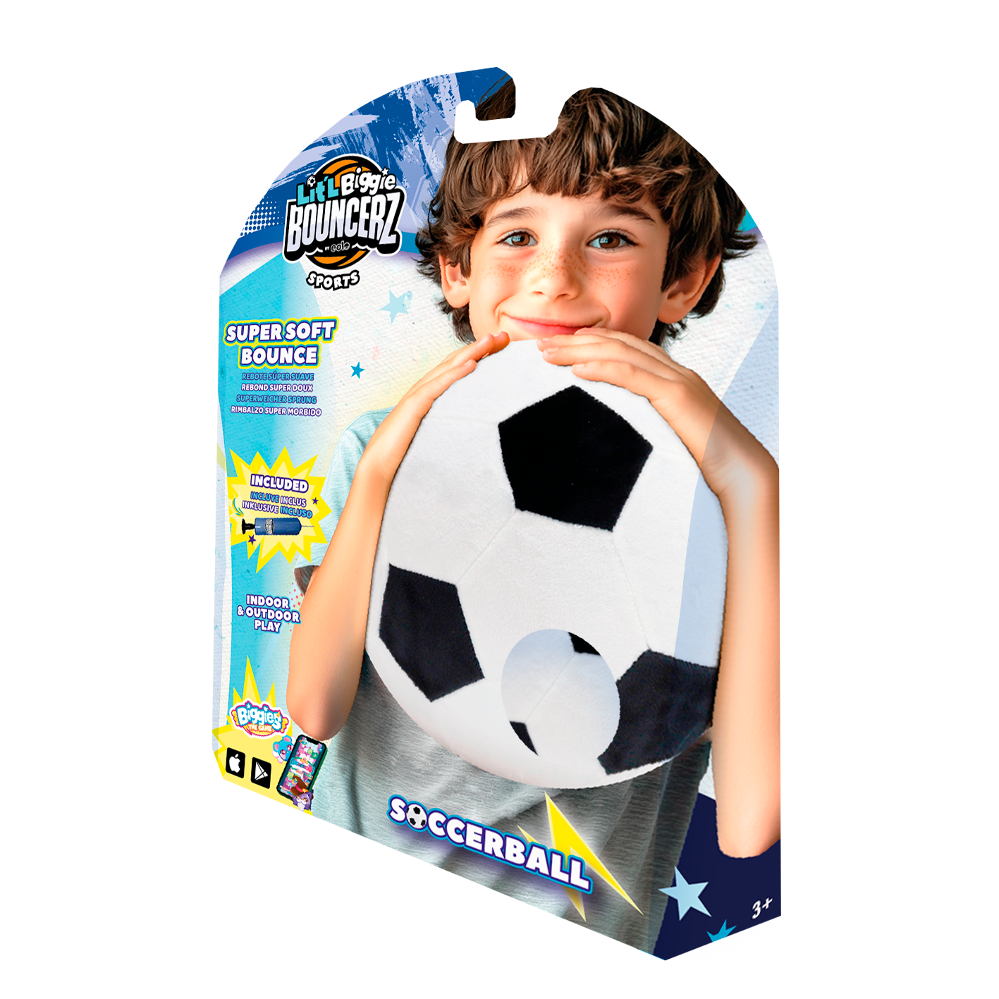L.BIGGIE BOUNCRZ SOCCER 22CM