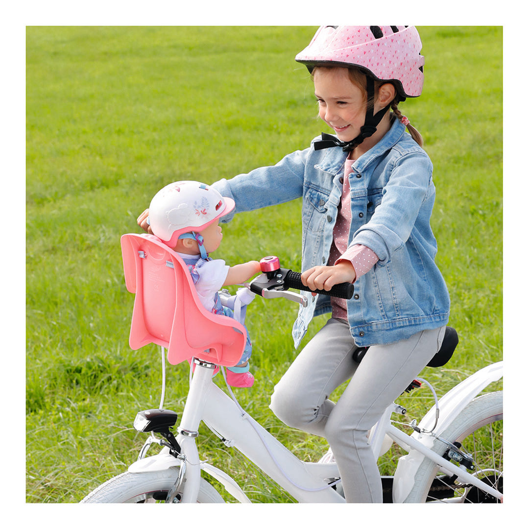 baby annabell bike seat with helmet Baby Annabell Active Bike Seat