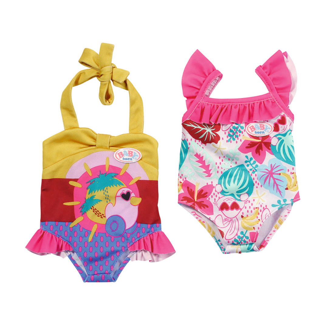 Baby Born Accs Holiday Swimsuits 43cm