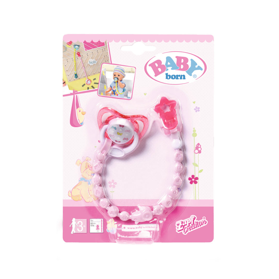 BABY born Dummy w Chain 2 assorted 43cm