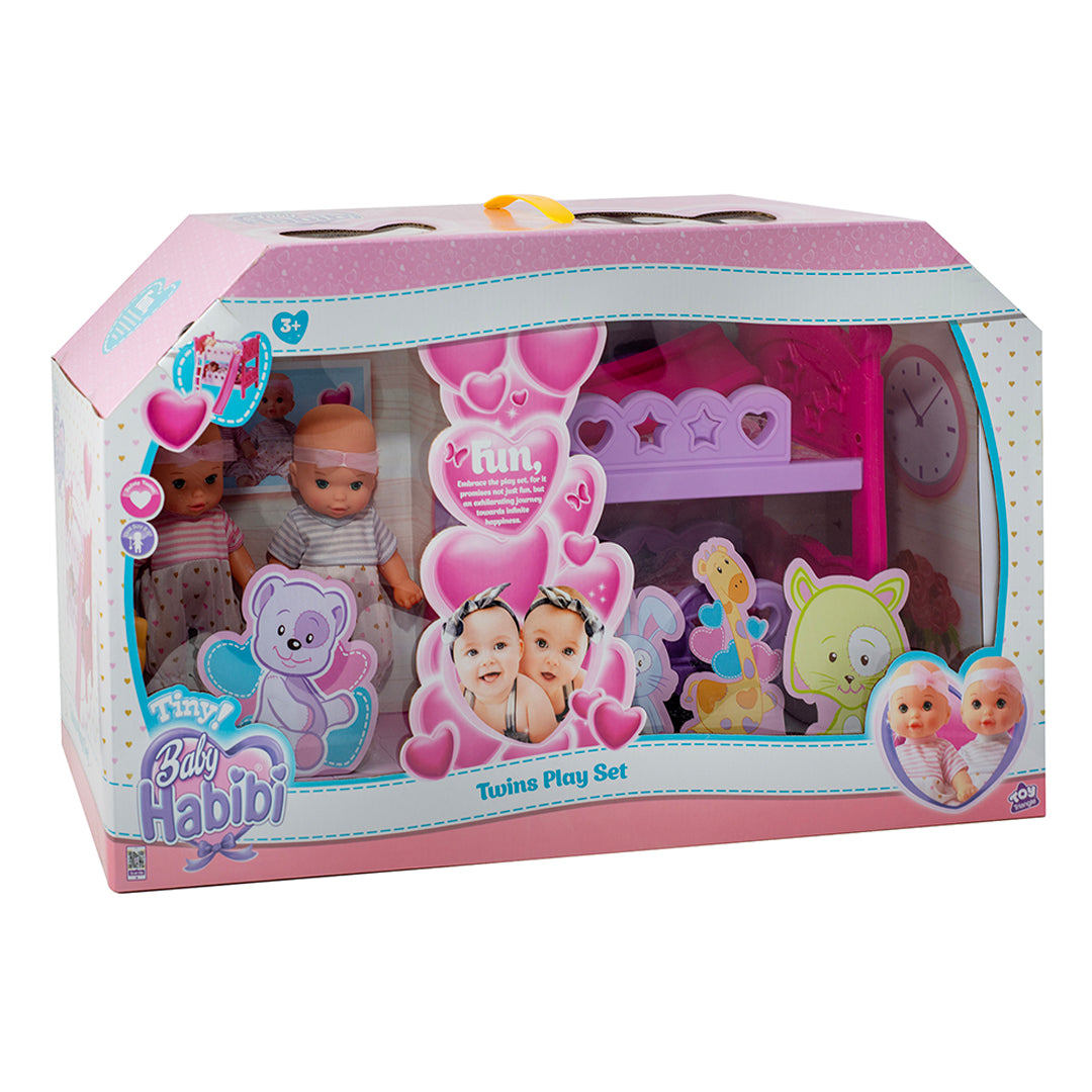 Baby Habibi Doll Twins Play Set 8.5inch (Tiny)