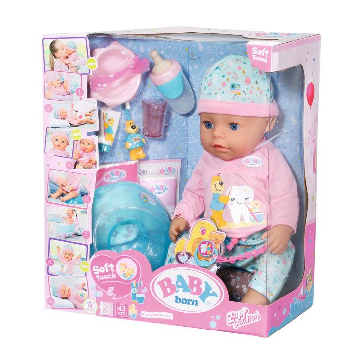 Baby Born Doll Bath Soft Touch Girl 43cm