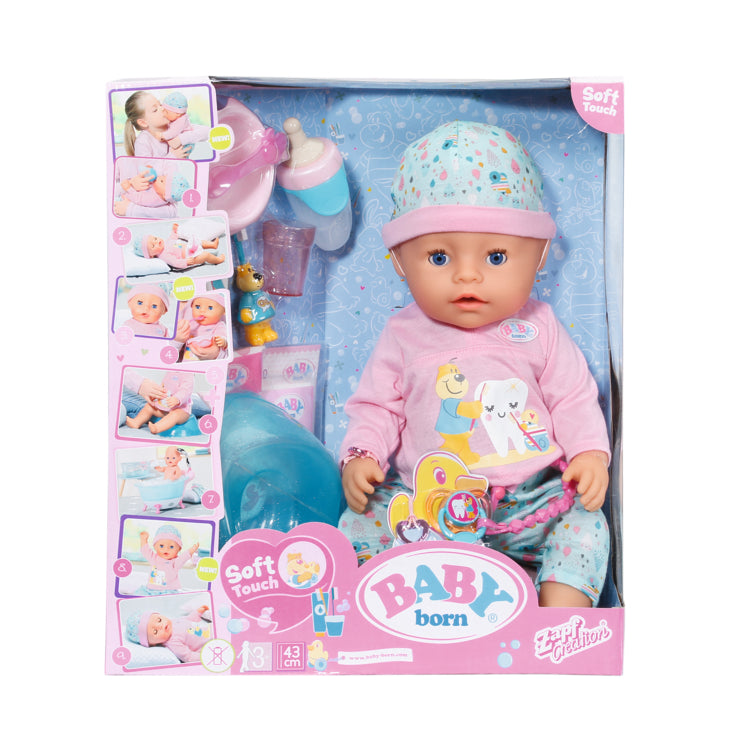 Baby Born Doll Bath Soft Touch Girl 43cm