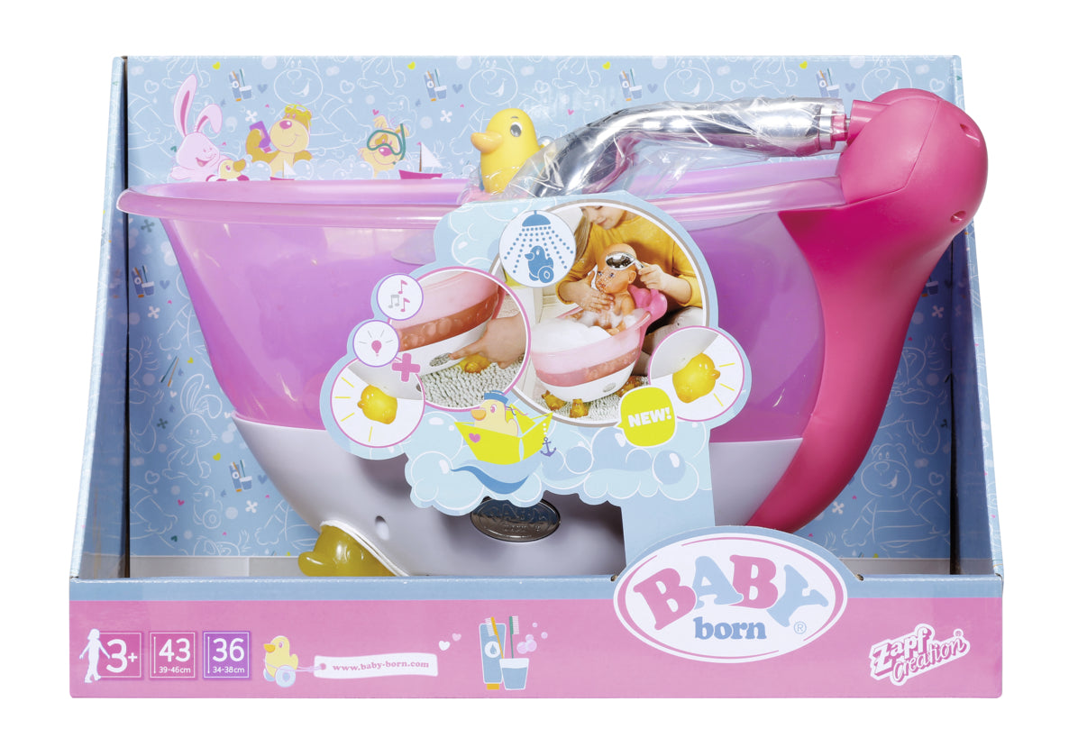 Baby Born Accs Bath Glittery Bathtub assorted