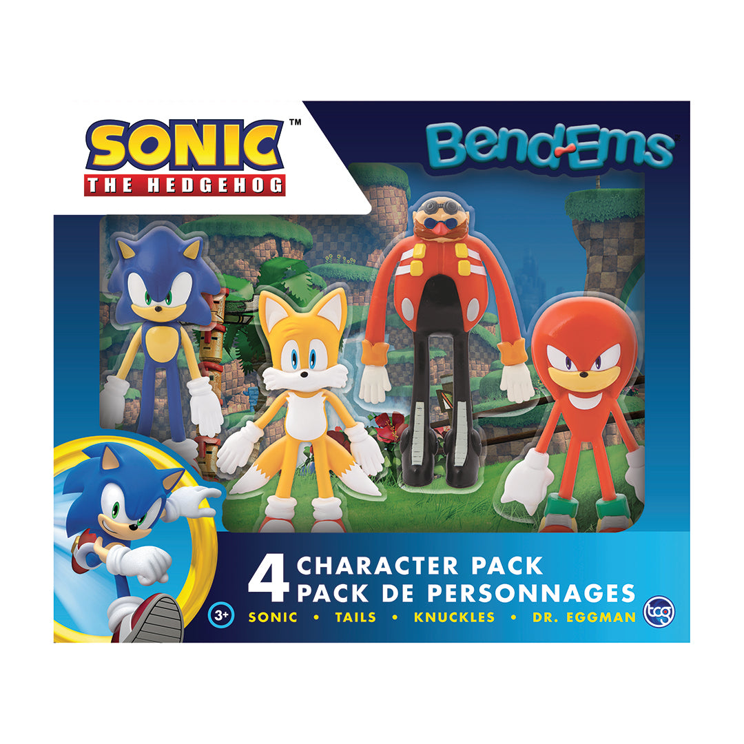 Bend-Ems Sonic The Hedgehog 4 In 1 Pack