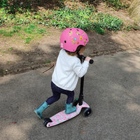BOLDCUBE 3 Wheel Scooter Big Fold Kitty Love