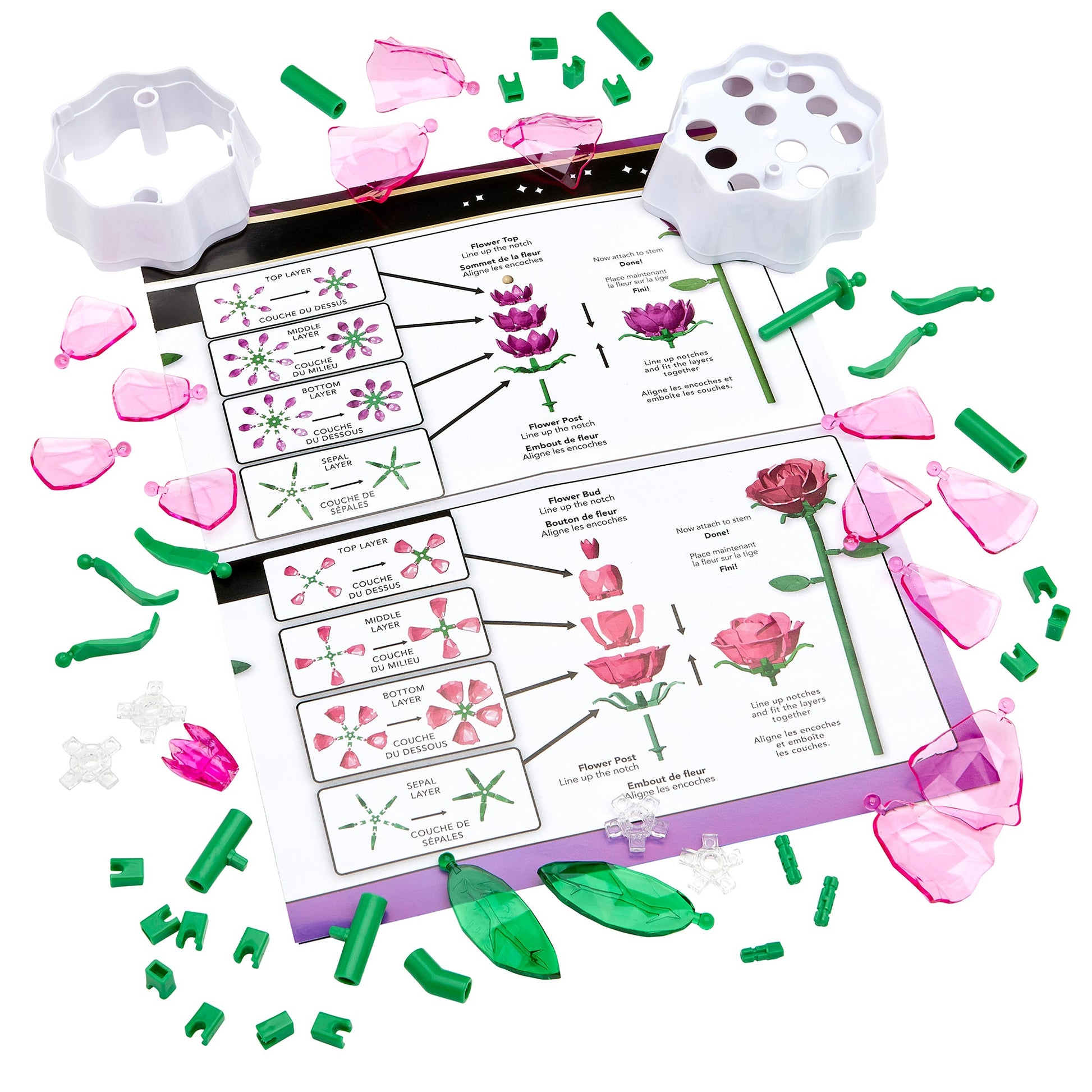 Rose Art Crystal Gem Beautiful Bouquet