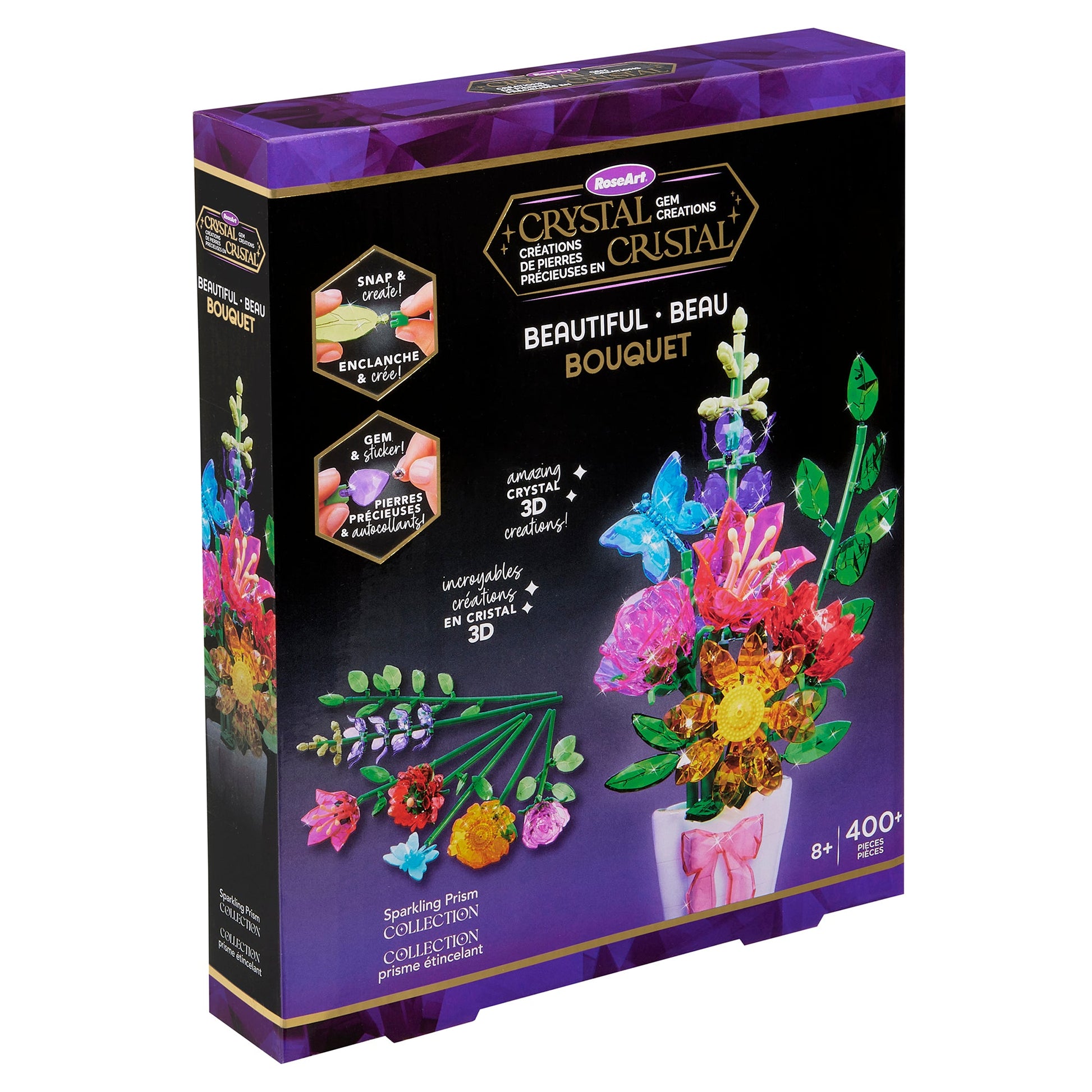 Rose Art Crystal Gem Beautiful Bouquet