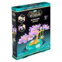 Rose Art Crystal Gem Blossoming Bonsai