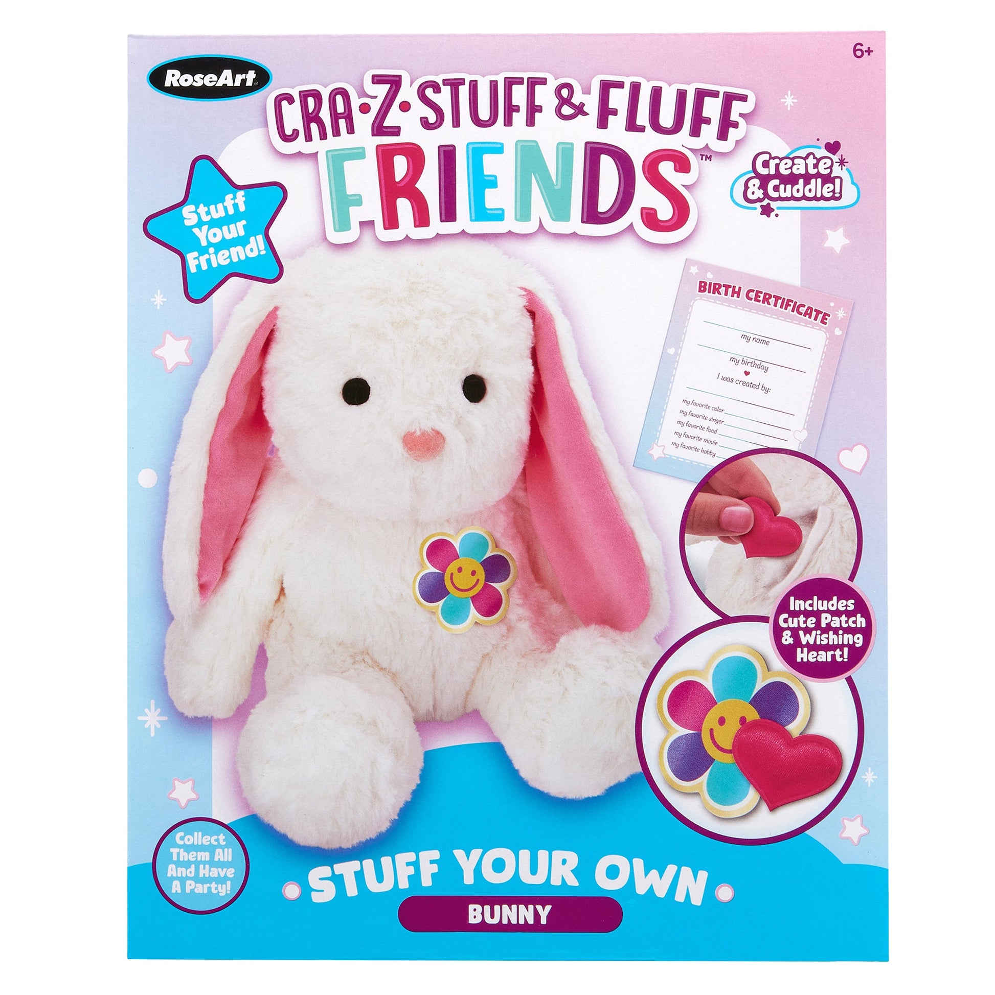 Rose Art CraZStuff & Fluff Friends Bunny Rose Art CraZStuff & Fluff Friends Bunny