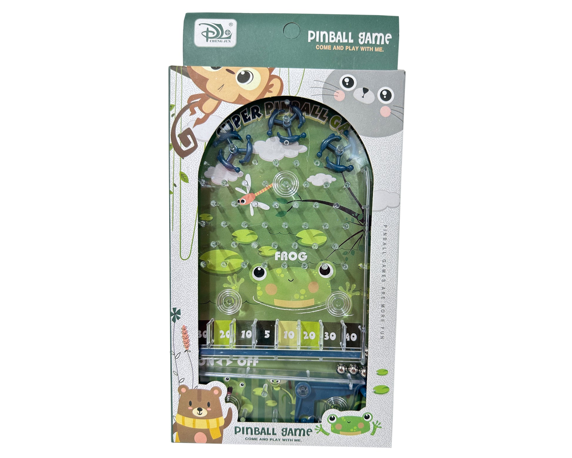 PINBALL FROG,CAT,MONKY,BEAR