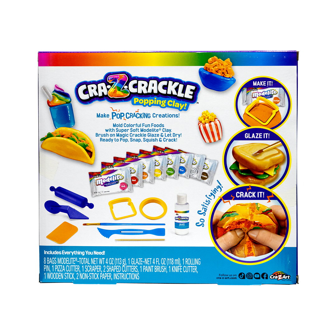 Cra-Z-Crackle Clay Create & Crack Fun Foods