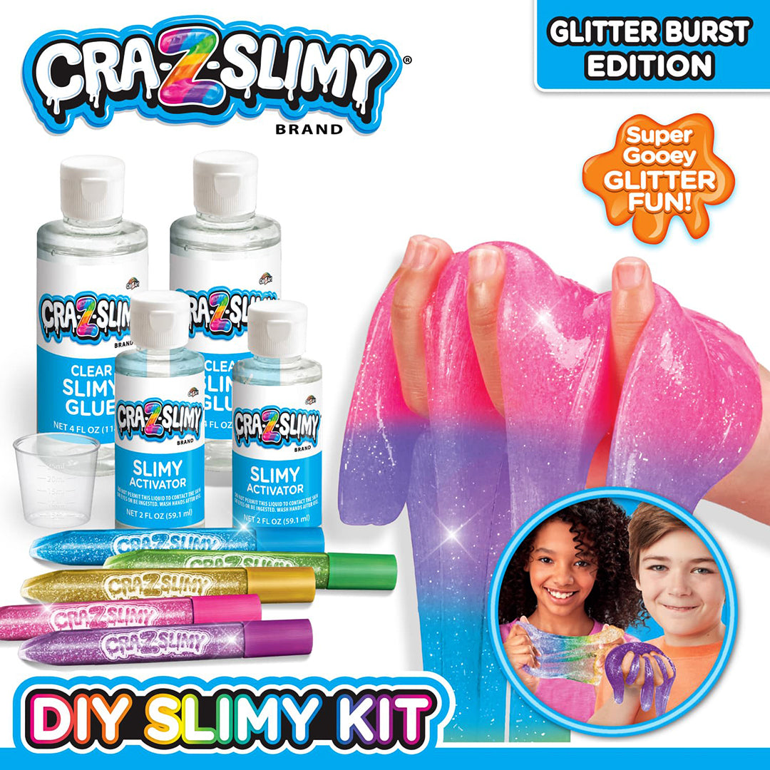 CraZSlimy Glitter Burst DIY Slimy