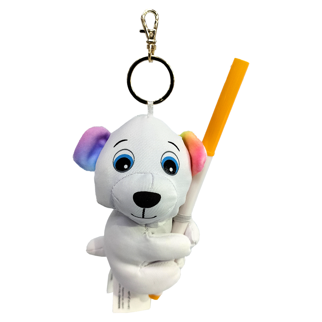 Crayola Colour Me Plush Backpack Clip (Dog / Bear)