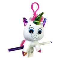 Crayola Colour Me Plush Backpack Clip (Unicorn / Cat)